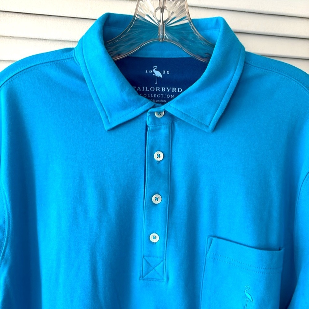 NWOT- Tailorbyrd Collection Aqua Longsleeve- Large - Picture 4 of 5